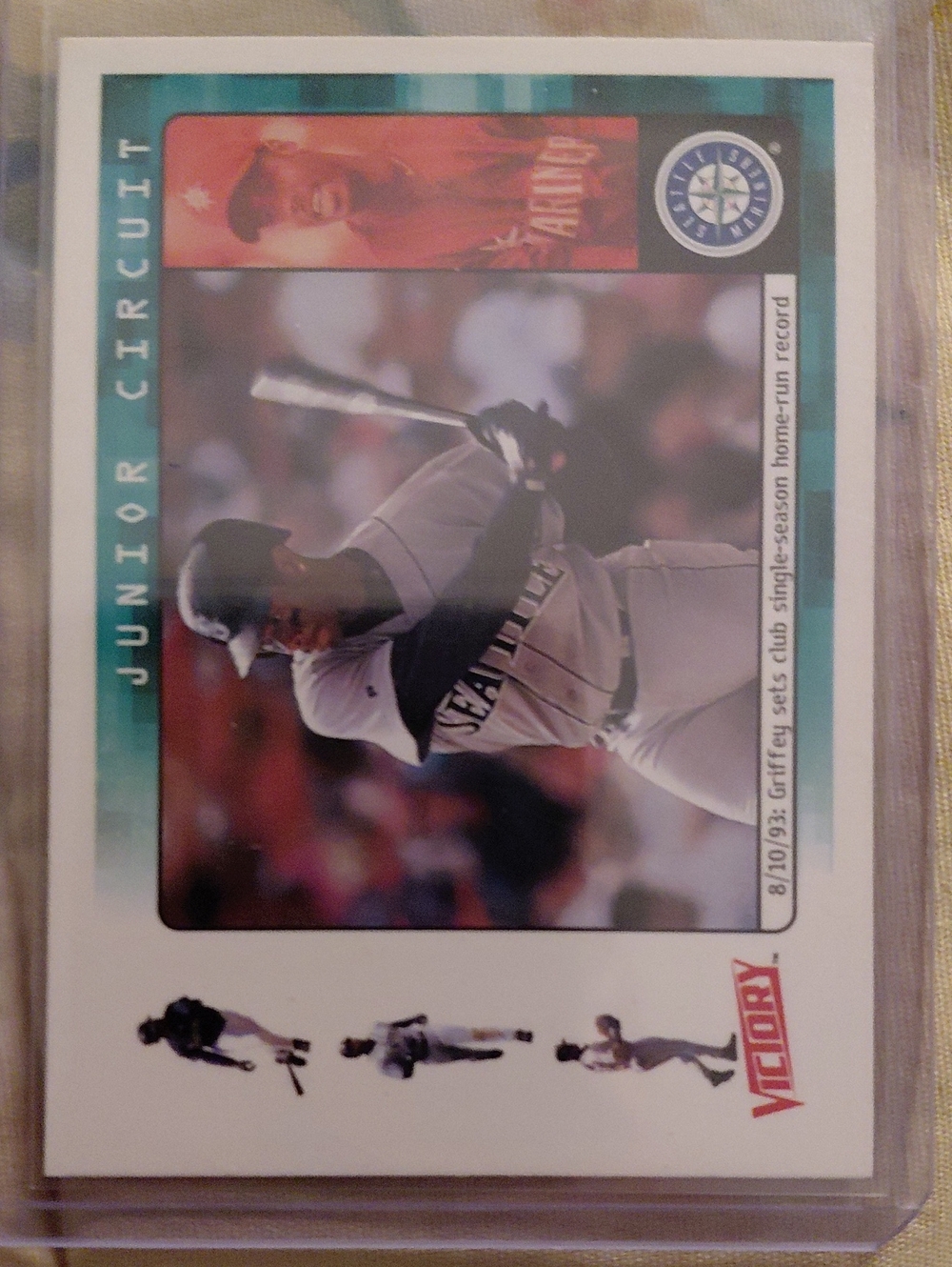 Tory Burch Junior Circuit Baseball Card - Teal and White